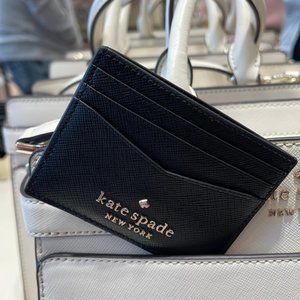Kate Spade Staci Small Slim Card Holder Black